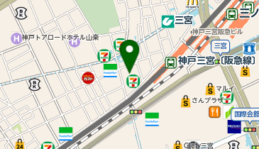 一蘭 三宮店の地図画像