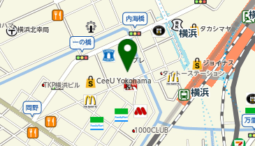 一蘭 横浜西口店の地図画像