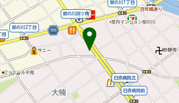 一蘭 那の川店の地図画像