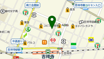 一蘭 吉祥寺店の地図画像