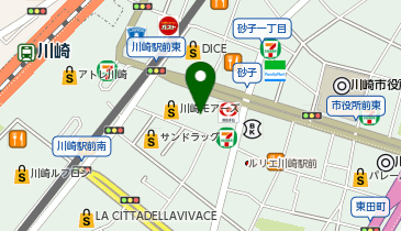 一蘭 川崎店の地図画像
