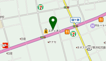 一蘭 浜松店の地図画像