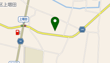 樹楽 上増田の地図画像