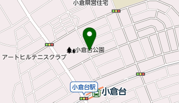 団らんの家 小倉台の地図画像