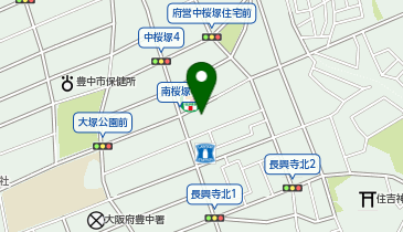 樹楽 桜塚の地図画像