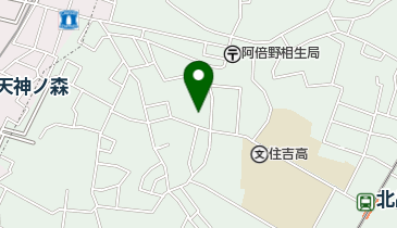 樹楽 団らんの家 阿倍野北畠の地図画像