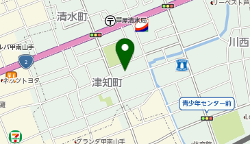 樹楽 西芦屋の地図画像