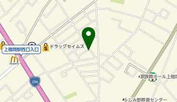 ウィズ・ユー上福岡の地図画像