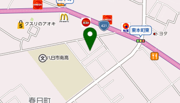ウィズ・ユー東近江の地図画像