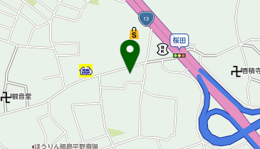 ウィズ・ユーふくしま平野の地図画像