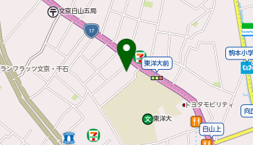 ウィズ・ユー文京白山の地図画像