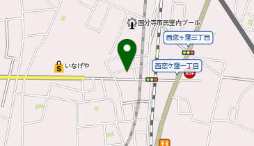 ウィズ・ユー西国分寺の地図画像