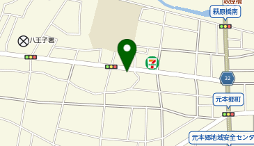 ウィズ・ユー八王子元本郷の地図画像
