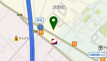 ウィズ・ユー浜野中央の地図画像