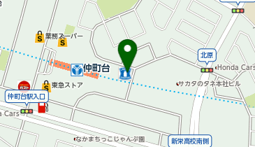 ウィズ・ユー仲町台の地図画像