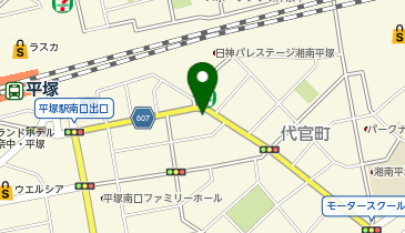 ウィズ・ユー平塚駅南口の地図画像