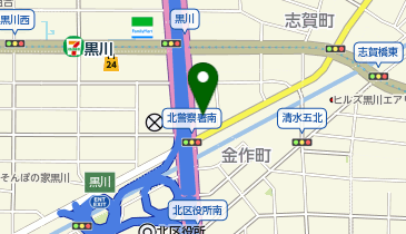 ウィズ・ユー黒川の地図画像