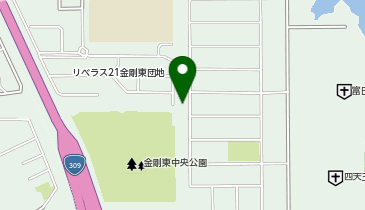 ウィズ・ユー富田林向陽台の地図画像