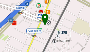 ウィズ・ユー堺 石津川の地図画像