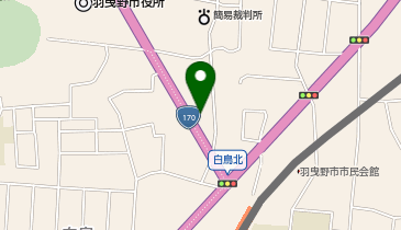 ウィズ・ユー白鳥の地図画像