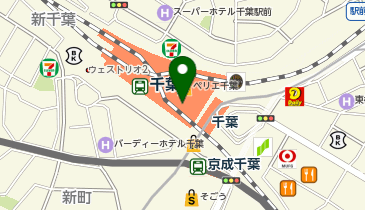 JTBウエディングデスクペリエ千葉の地図画像