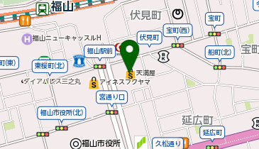 JTBウエディングデスク福山天満屋の地図画像