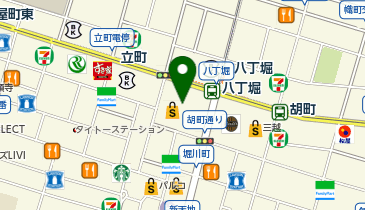 JTB総合提携店 NTAトラベル 広島八丁堀福屋支店の地図画像