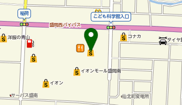 JTB イオンモール盛岡南店の地図画像