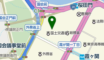 JTB 国土交通省内店の地図画像