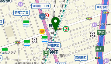 JTB 神田店の地図画像