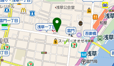 JTB 浅草店の地図画像