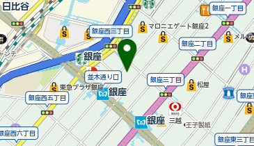 JTBウエディングプラザ銀座本店の地図画像