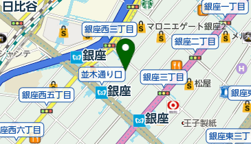 JTB ロイヤルロード銀座グローバルラウンジ銀座の地図画像