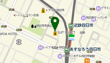 JTB 四日市店の地図画像