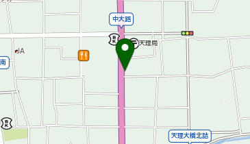 JTB 天理営業所の地図画像