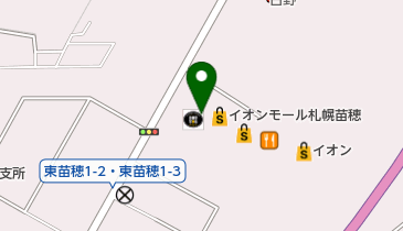 JTB イオンモール札幌苗穂店の地図画像