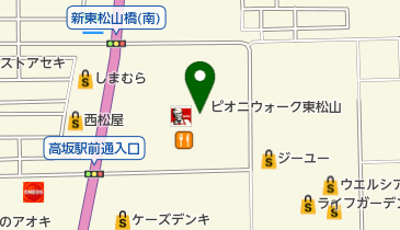 JTB 東松山ピオニウォーク店の地図画像