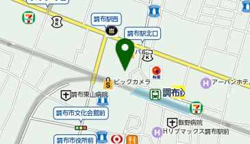 JTB 調布パルコ店の地図画像