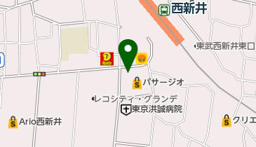 JTB パサージオ西新井店の地図画像