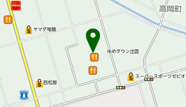 JTB 出雲ゆめタウン店の地図画像