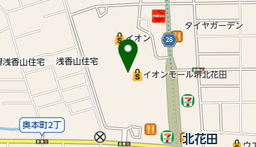 JTB イオンモール堺北花田店の地図画像