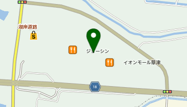 JTB イオンモール草津店の地図画像