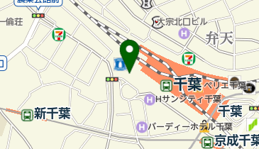 保険クリニック JR千葉駅西口店の地図画像