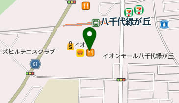 イオンのほけん相談 イオンモール八千代緑が丘店 八千代市 保険 276 0049 の地図 アクセス 地点情報 Navitime