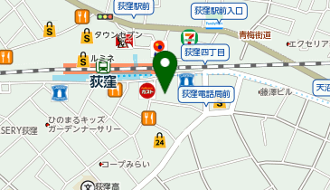 カルディコーヒーファーム荻窪店の地図画像