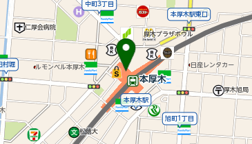 カルディコーヒーファーム本厚木ミロード店の地図画像