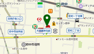 カルディコーヒーファーム府中フォーリス店の地図画像