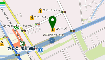 カルディコーヒーファームコクーンシティ店の地図画像