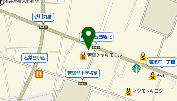 カルディコーヒーファーム立川若葉ケヤキモール店の地図画像