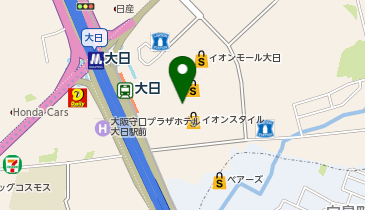 カルディコーヒーファームイオンモール大日店の地図画像